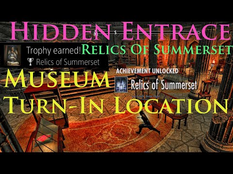 ENTRANCE LOCATION Vault Of Moawita / Relics Of Summerset turn-in / College Of Psijics Ruins ESO
