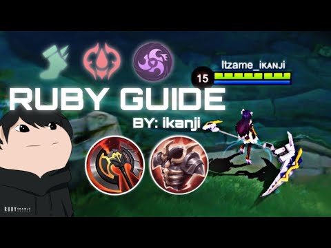 RUBY GUIDE FULL GAMEPLAY IS HERE! | HOW TO PLAY EXP RUBY | RUBY TUTORIAL | MOBILE LEGENDS 