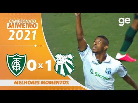 Gols e lances de América-MG x Caldense