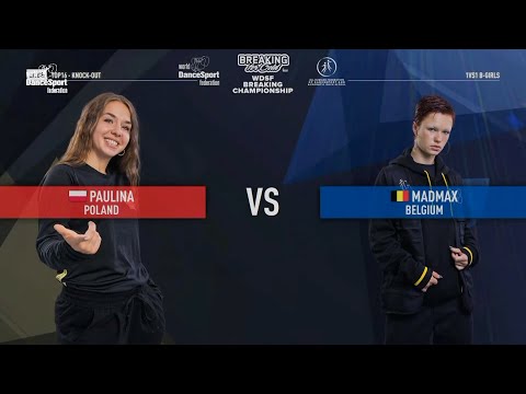 Bgirl Paulina (POL) vs Bgirl Madmax (BEL) | 2021 WDSF European Breaking  - Battle for the 3rd place