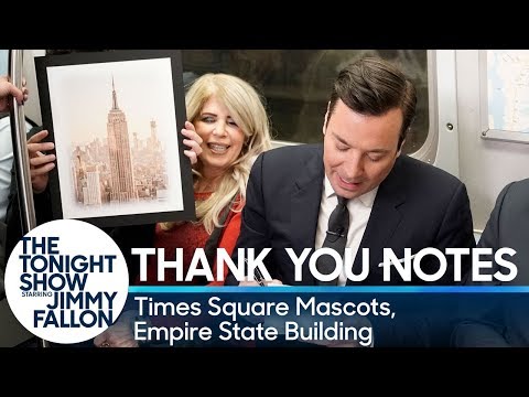 サンキューノートタイムズスクエアのマスコット、エンパイアステートビル (Thank You Notes: Times Square Mascots, Empire State Building)