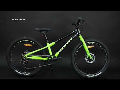 Велосипед HORH JAB 24" (2023) Black-Green