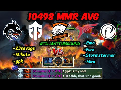 23savage Mikoto GPK VS Pure Emo Stormstormer TI11 All-Star PUB Talon VP Entity IG TSpirit DOTA 2