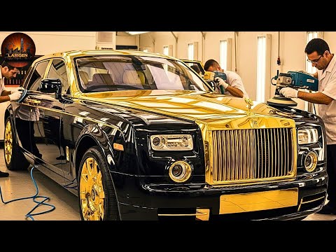 How the Rolls-Royce Phantom Solid Gold Is Built – Inside the Ultra-Luxury Factory (Full Process)