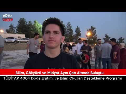 Midyat’ta Gökyüzü Şenliği! Venüs ve Jüpiter Teleskopla Gözlemlendi