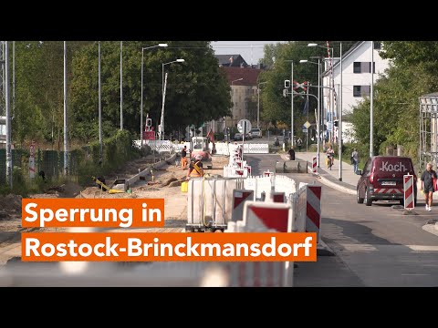Neubrandenburger Straße in Rostock - Construction work until November 2025