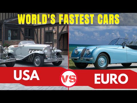 World's Fastest Cars From Every Decade 1930-2020 | History By the Decade