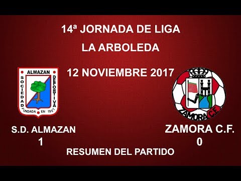 S.D. ALMAZÁN 1-0 ZAMORA C.F.: RESUMEN DEL PARTIDO