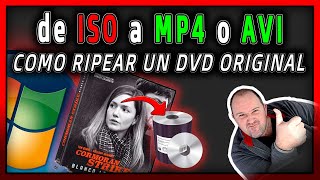 Como CONVERTIR un Archivo ISO a MP4 o AVI ⭐ Como RIPEAR o COPIAR un DVD original - 2022