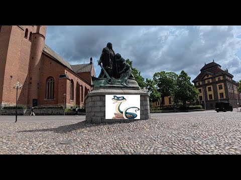 Snake POV Falun Walking Street Engelbrekt The Famous Rebel Shows Up