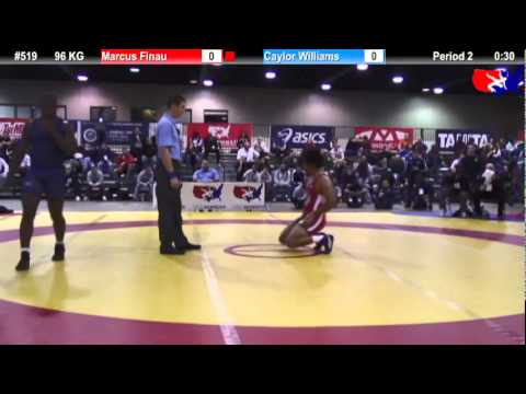 2011 U.S. Open SAT GR 96 KG: Marcus Finau vs. Caylor Williams Champ. Round 1