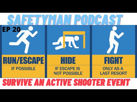 Ep 20: RUN HIDE FIGHT Tips on how to survive an active shooter event