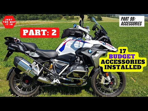 BMW R1250GS Accessories and Upgrades Part 2 of 2 ----- 17 Budget Accessories on Test ENG/DEU