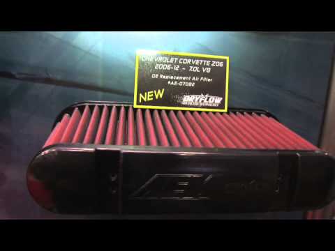 AEM's latest Dryflow Technology explained - SEMA 2011
