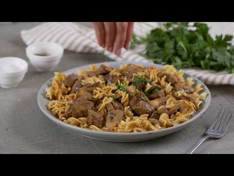 Slow Cooker Stroganoff | Top Round Steak Recipe