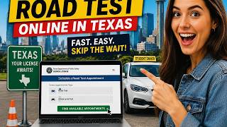 How to book a road test appointment online in Texas