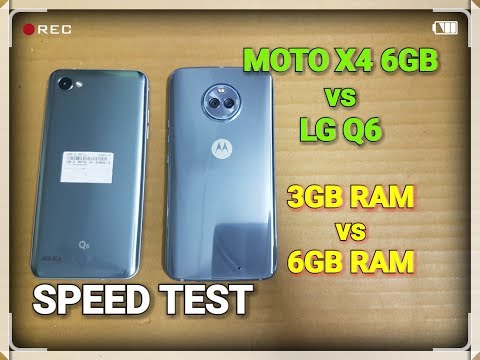 Moto X4 6GB vs LG Q6 - Speed Test | Multitasking | 3GB RAM vs 6GB RAM | Which one is fast?