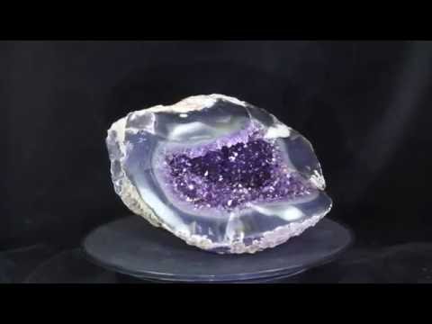 8" Gorgeous Dark Amethyst Geode - Item#30905