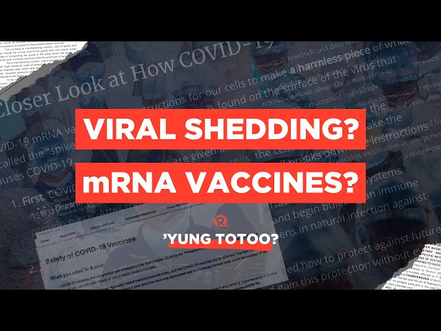 FALSE: Pfizer vaccines cause viral shedding