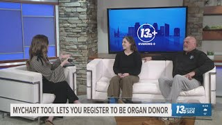 Corewell's MyChart app allows you to register as an organ donor
