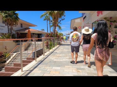 Melhores shoppings em Maui | Whaler's Village vs. As lojas em Wailea