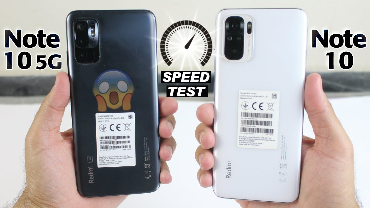 Redmi Note 10 5G vs Redmi Note 10 - Speed Test & Rendering Test!