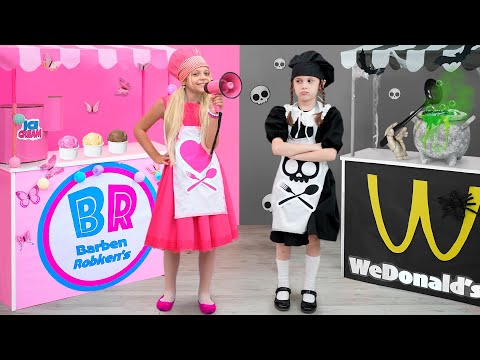 Eva and Kids explore Baking Bus