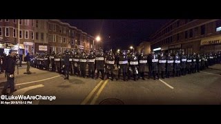 Baltimore Riot Police Kidnap Activist During Curfew