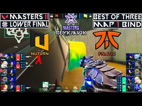 LOWER FINAK - FNATIC vs NUTURN - VCT Stage 2 Masters Reykjavik