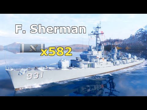 World of WarShips Forrest Sherman - 6 Kills 328K Damage
