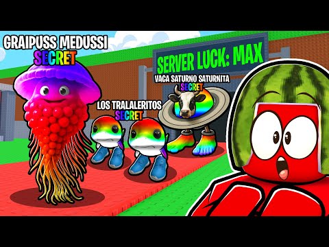 Starting Over In STEAL A BRAINROT With MAX LUCK