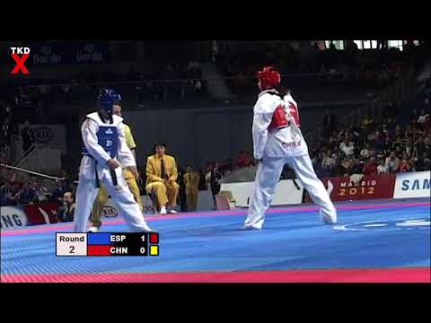 Taekwondo Worlds 2005 Female Fly Weight Final - Brigitte Yagüe (Spain) v Ying Wang (China)