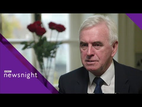 John McDonnell: 'I can't forgive Tories' INTERVIEW - BBC Newsnight