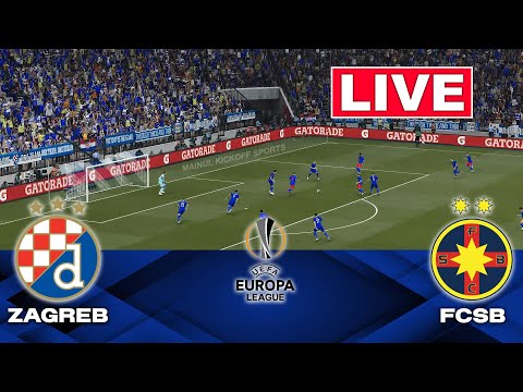 🔴LIVE : Dinamo Zagreb vs FCSB | UEFA Europa League 2026 | Full Match Streaming