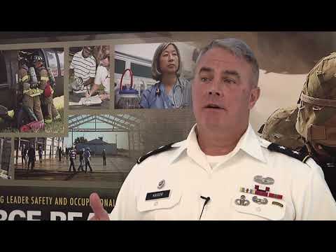 MG Richard Kaiser at the 2018 Safety and Occupational Health Summit 2