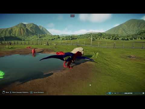 T-REX MAX Vs ALL CARNIVORE DINOSAURS - Jurassic World Evolution