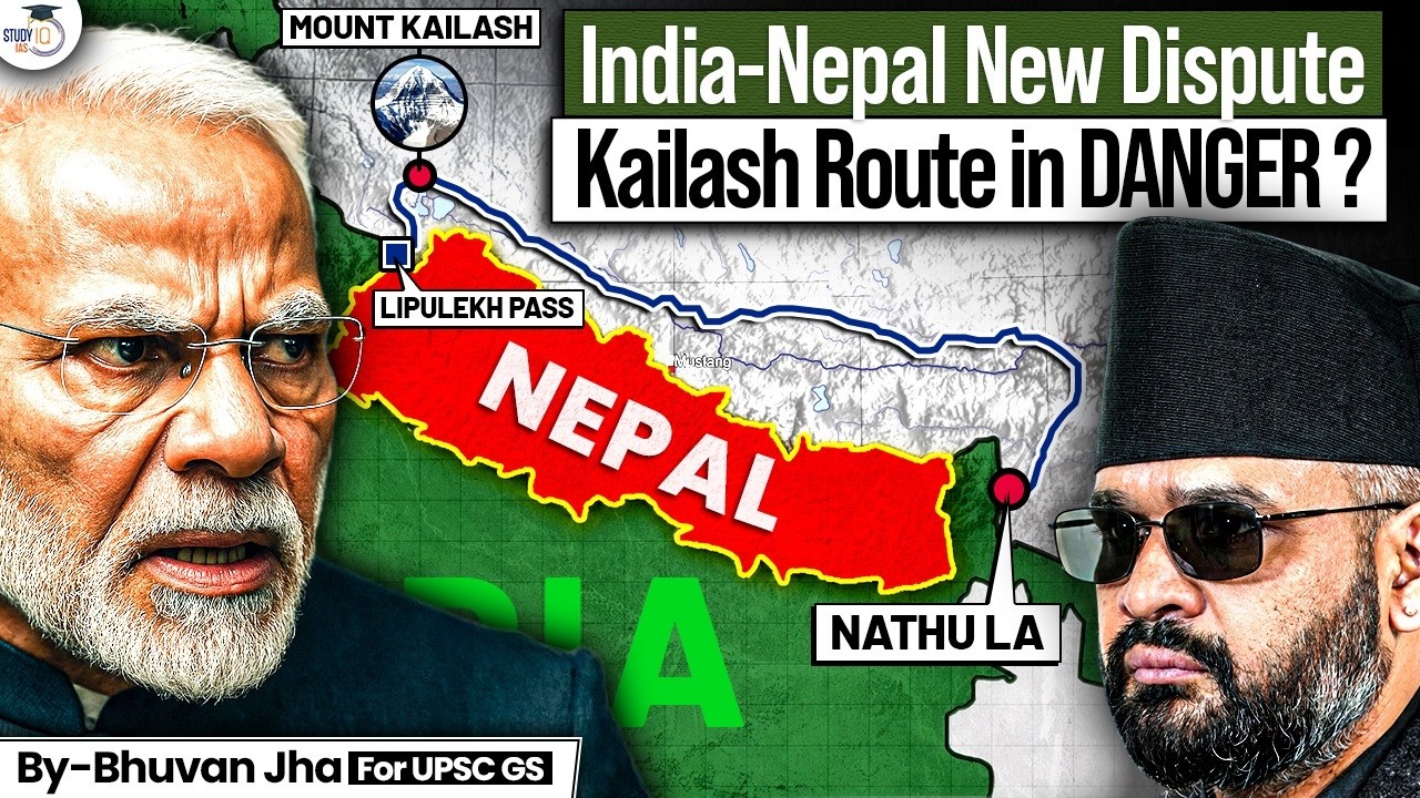 Kailash Mansarovar Route | Why Nepal Raises Objection on Lipulekh Pass? | Full Geographical Analysis