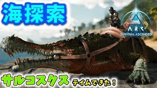 【ASA：The Island】【PS5】#05 サルコスクスと海を探索するよ！【ARK Survival Ascended】