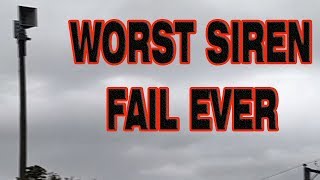 WORST SIREN FAIL I&#39;VE EVER SEEN I WPS-4004 I Norridge, IL