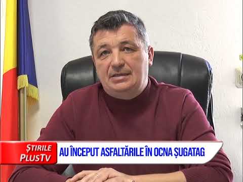 AU ÎNCEPUT ASFALTĂRILE ÎN OCNA ȘUGATAG