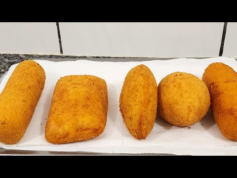 5 TIPOS DE SALGADOS USANDO A MASSA DA COXINHA