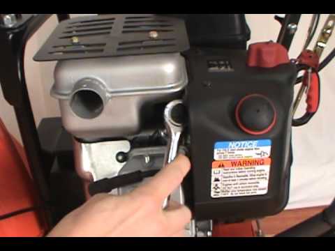 Changing the Spark Plug - Husqvarna Two-Stage Snow...