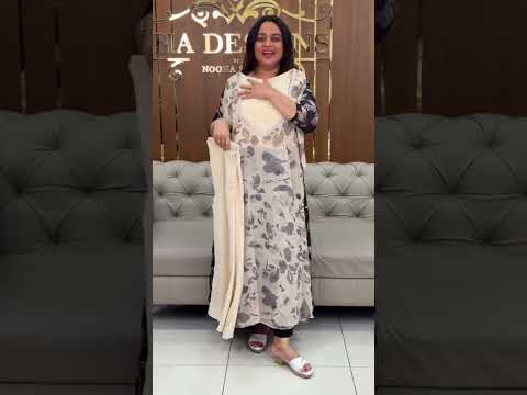 Printed georgette top and bottom collections for booking visits 