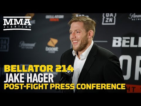 Bellator 214: Jake Hager Post-Fight Press Conference - MMA Fighting