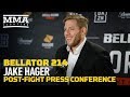 Bellator 214: Jake Hager Post-Fight Press Conference - MMA Fighting