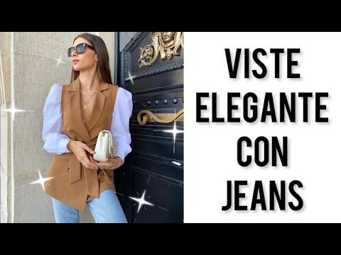 CÓMO VERTE ELEGANTE CON JEANS TENDENCIAS DE MODA MUJER 2022 Ft DOSSIER