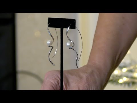 Pearl Swirl Earrings