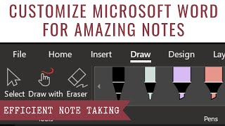 How to Customize Microsoft Word for Efficient Note Taking