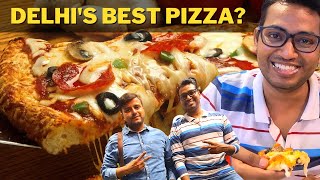 Trying Delhi's Best Pizza! Paparizza Hudson Lane | Veg Food Walk Vlog
