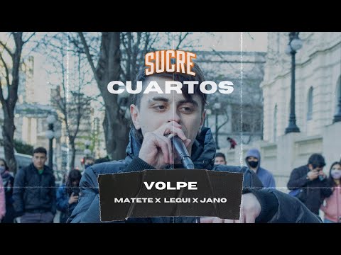 VOLPE vs MATETE vs LEGUI vs JANO - CUARTOS | FECHA 2 | LIGA DE FREESTYLE | Sucre Producciones 2021